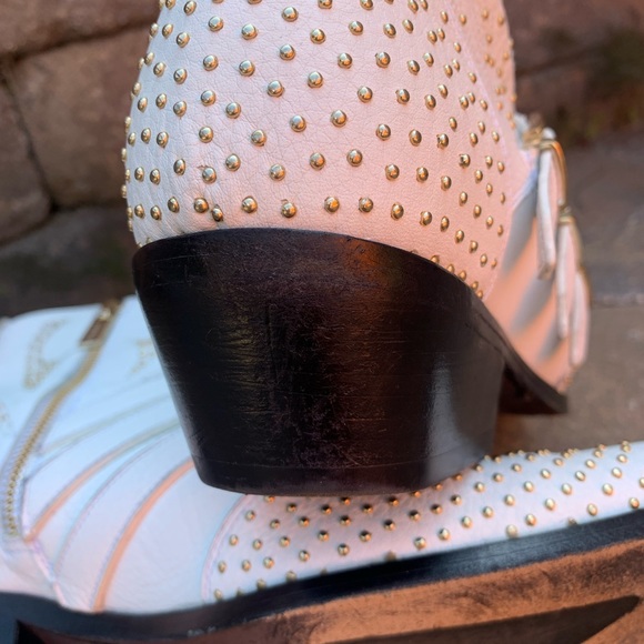 Anine Bing White Penny Boots, Sz 39 EU, 8 US - Picture 6 of 10